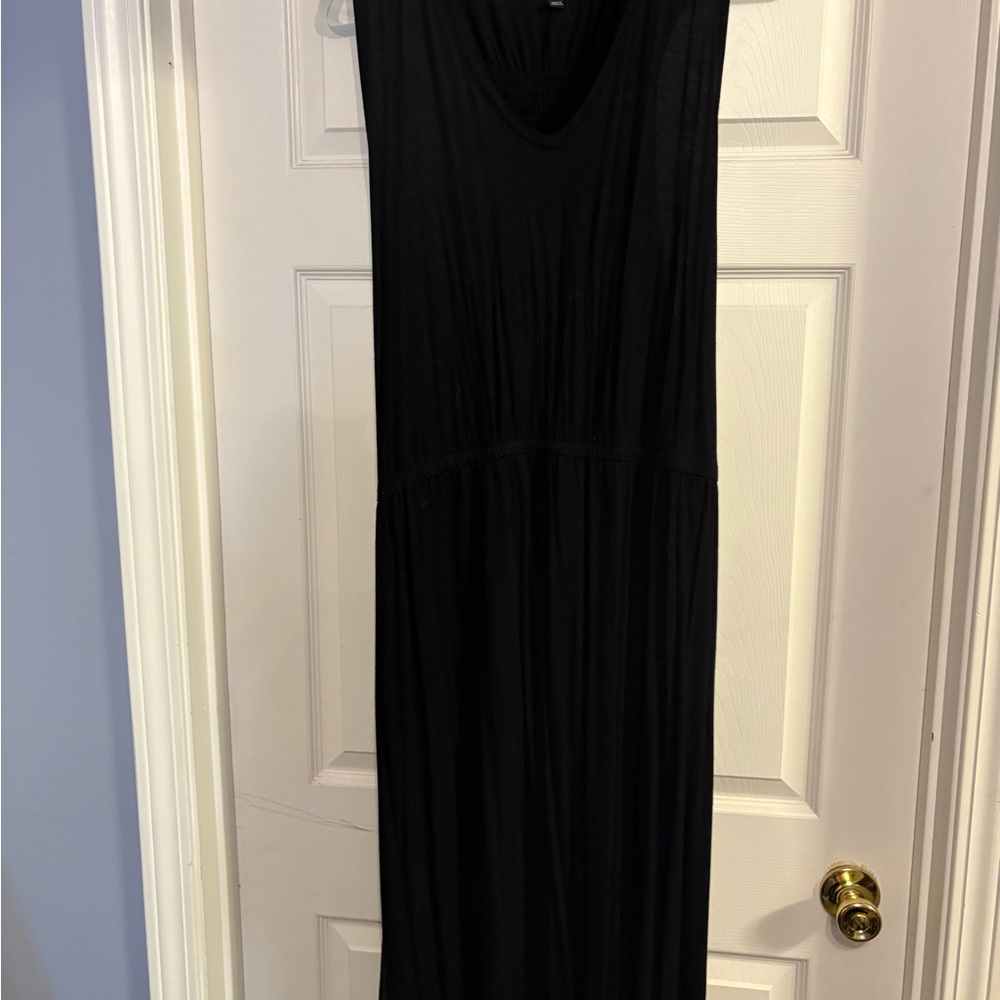 Elegant Black Racerback Dress